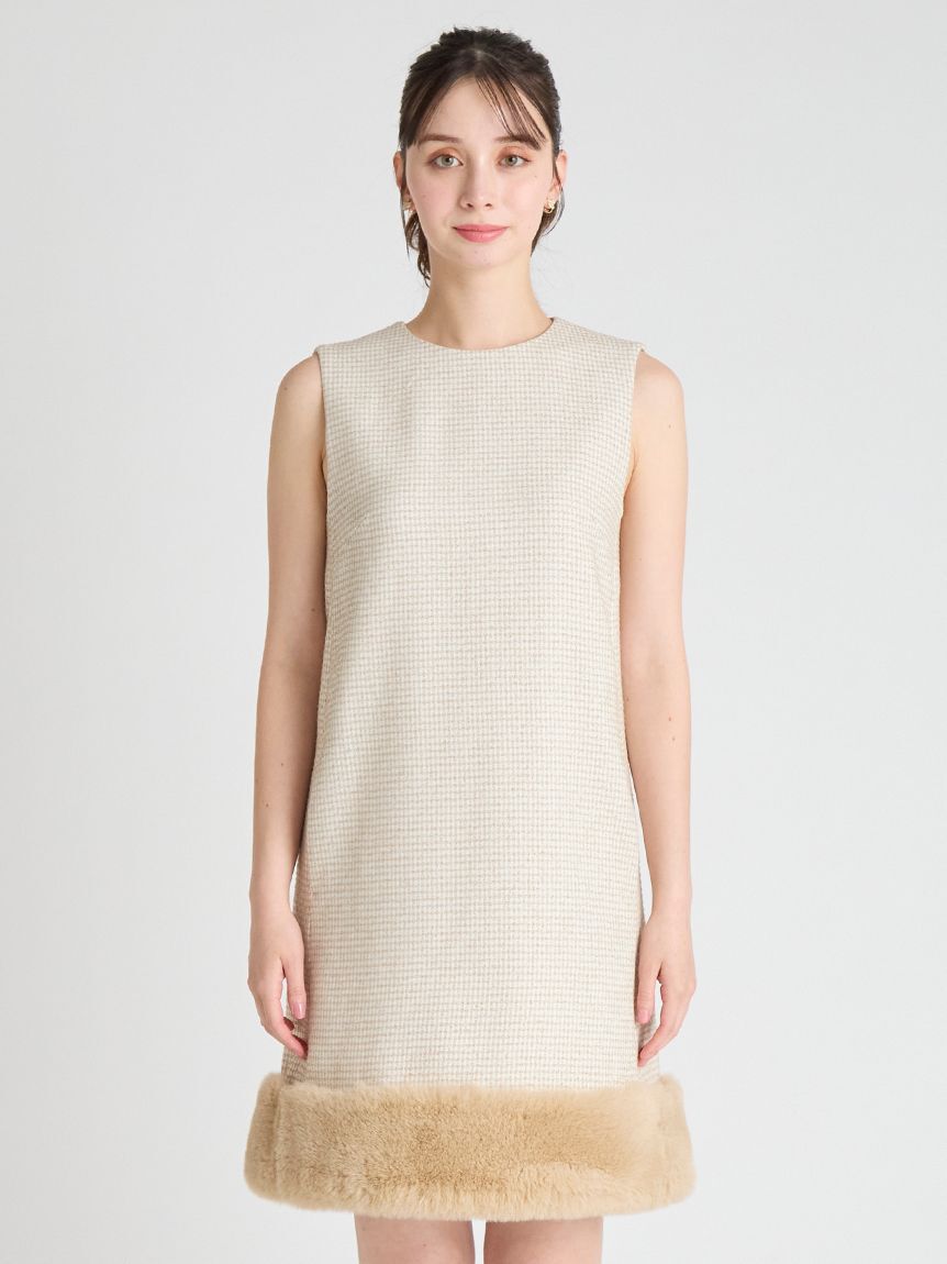 CELFORD「裾ファーミニワンピース」|ワンピース|