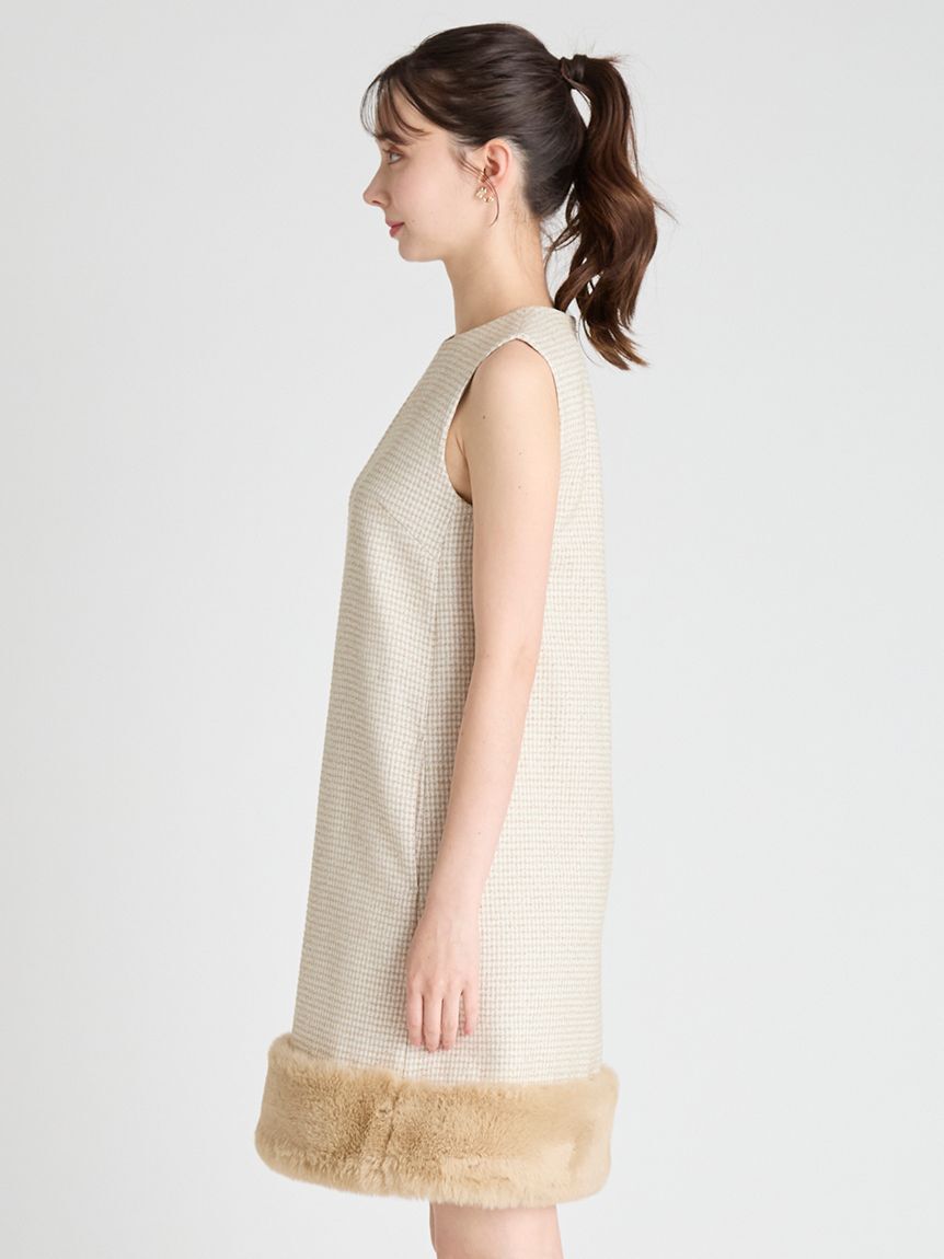 CELFORD「裾ファーミニワンピース」|ワンピース|