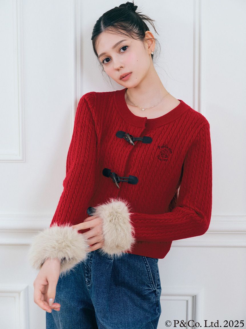 CELFORD「【パディントン(TM)&times;CELFORD】ケーブルカーディガン」|カーディガン|