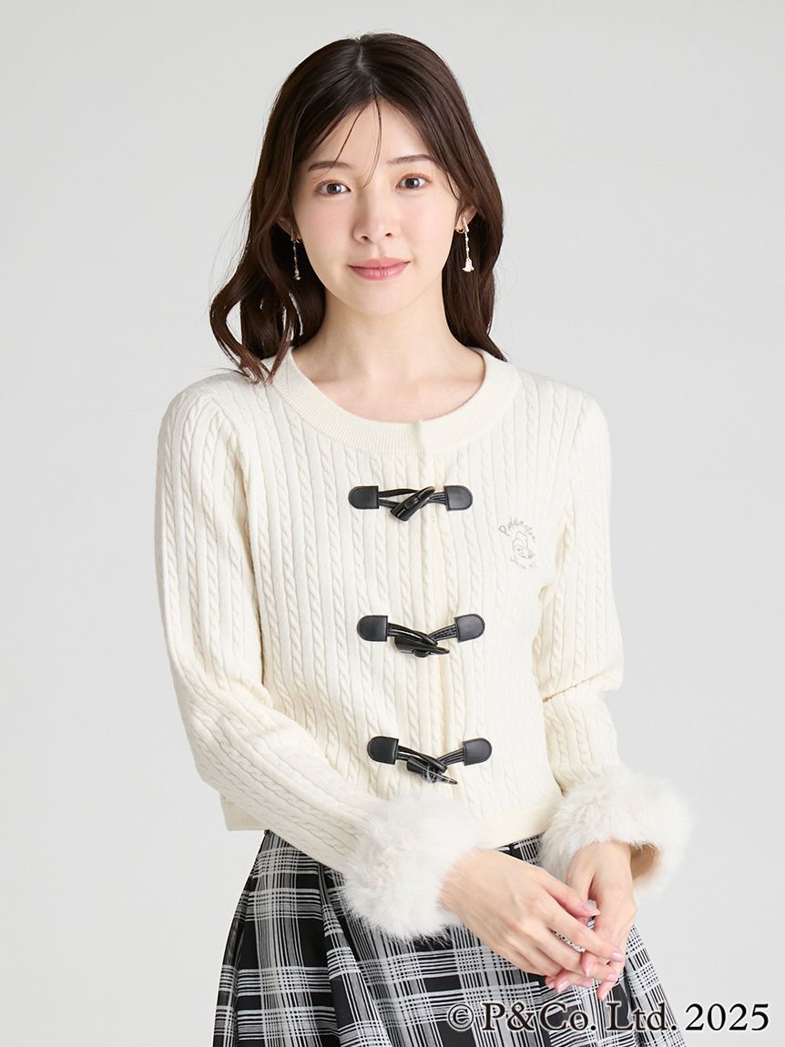 CELFORD「【パディントン(TM)&times;CELFORD】ケーブルカーディガン」|カーディガン|