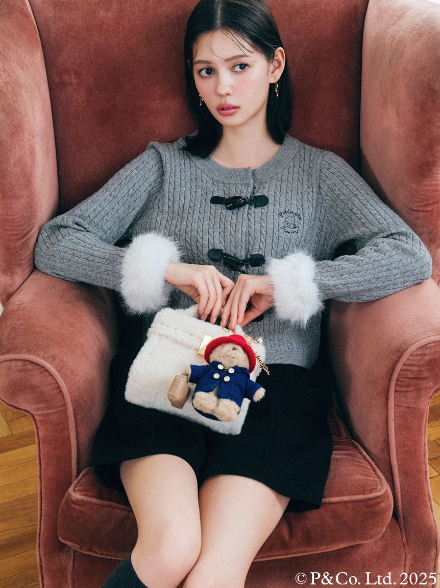 CELFORD「【パディントン(TM)&times;CELFORD】ケーブルカーディガン」|カーディガン|GRY