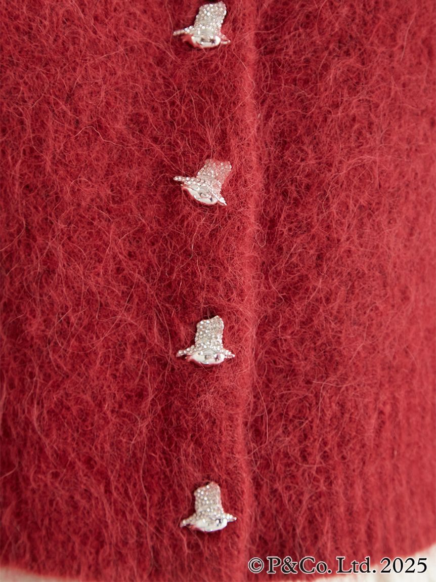 CELFORD「【パディントン(TM)&times;CELFORD】ビジューボタンカーディガン」|カーディガン|