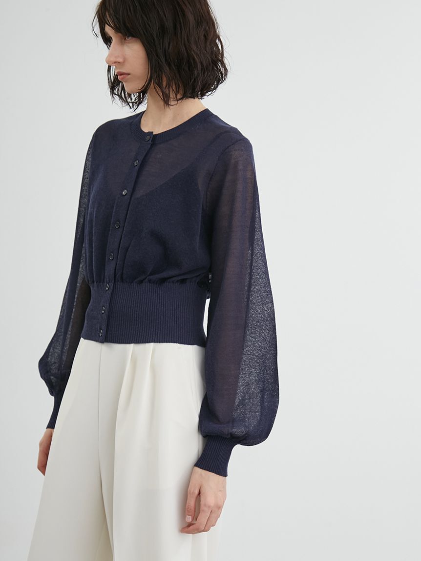 styling/「シアーニットカーディガン」|カーディガン|