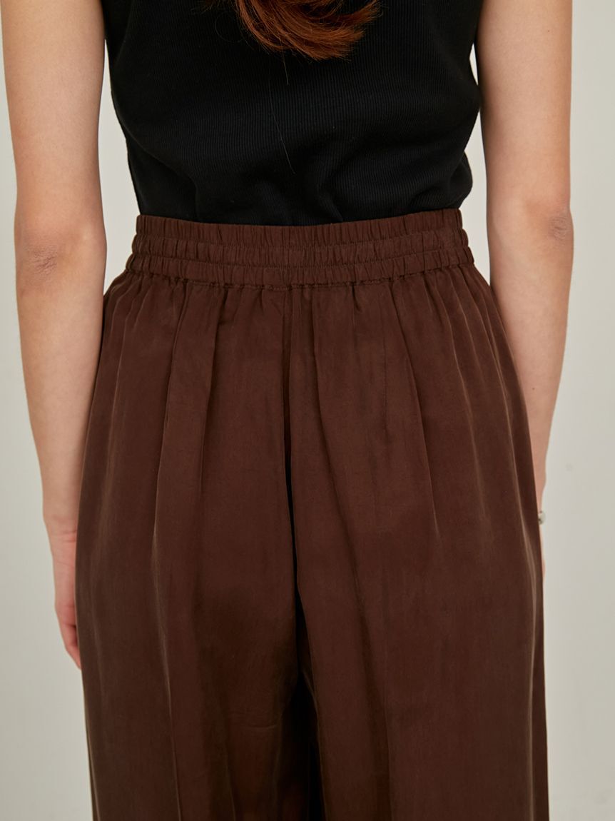 styling/「【セットアップ対応】ワイドタックドローストリングパンツ」|チノ|