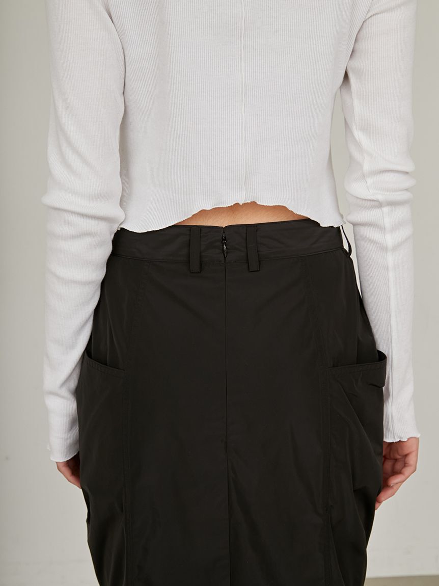 styling/「【セットアップ対応】レイヤードドレープスカート」|スカート|