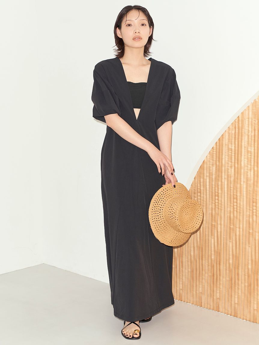 styling/「【S/S(エスバイエス)】2WAYロングワンピース＜ウォッシャブル・UV・接触冷感＞」|ワンピース|