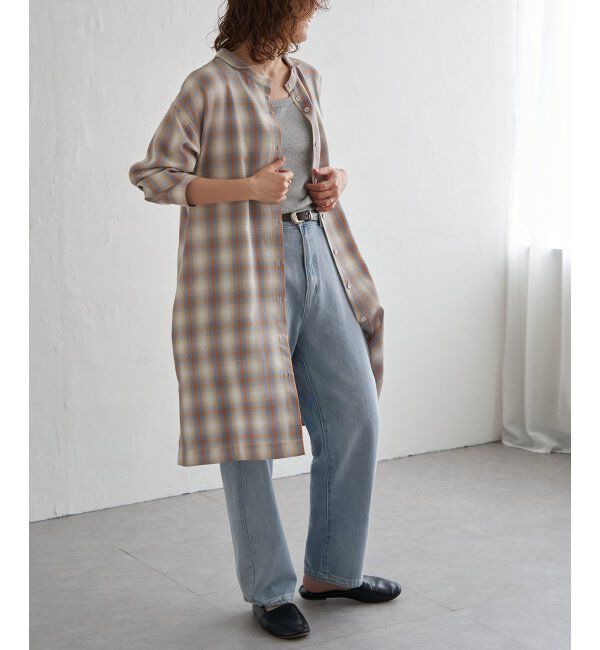 Lbc with Life「シャンブレーチェック3WAYワンピース」|ワンピース|