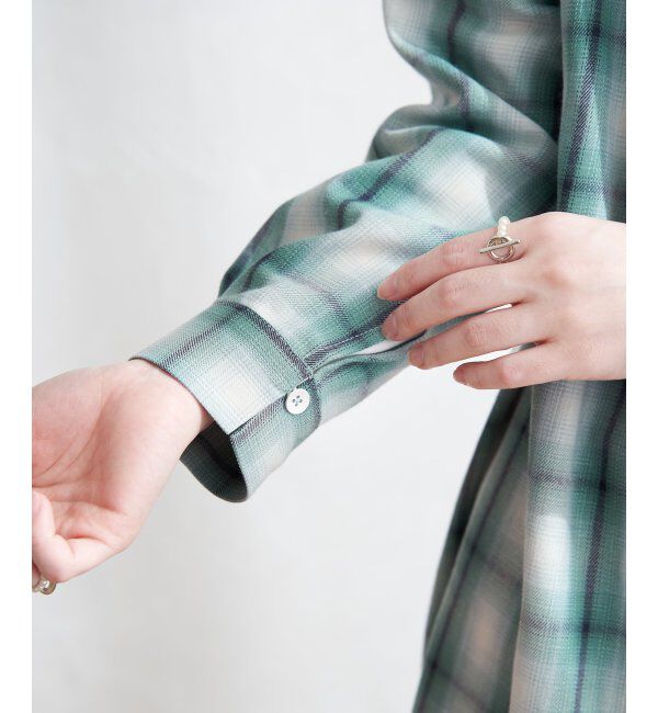 Lbc with Life「シャンブレーチェック3WAYワンピース」|ワンピース|