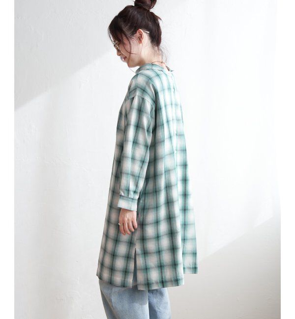 Lbc with Life「シャンブレーチェック3WAYワンピース」|ワンピース|