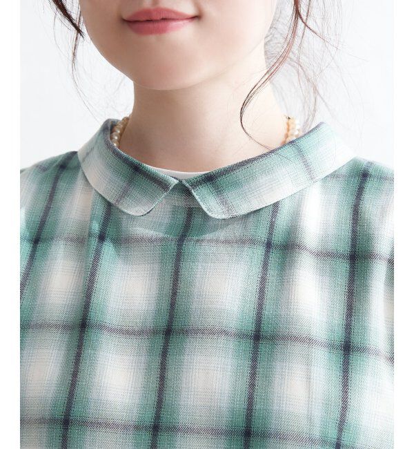 Lbc with Life「シャンブレーチェック3WAYワンピース」|ワンピース|