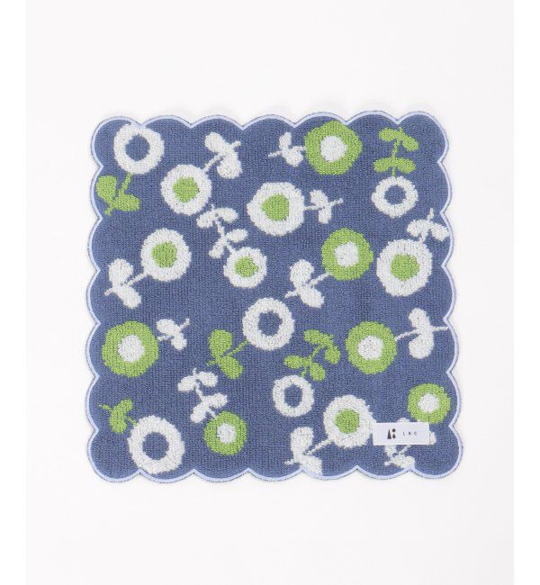 Lbc with Life「花柄スカラップハンカチタオル」|タオル|