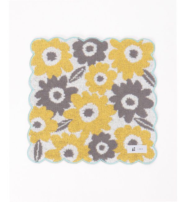 Lbc with Life「花柄スカラップハンカチタオル」|タオル|