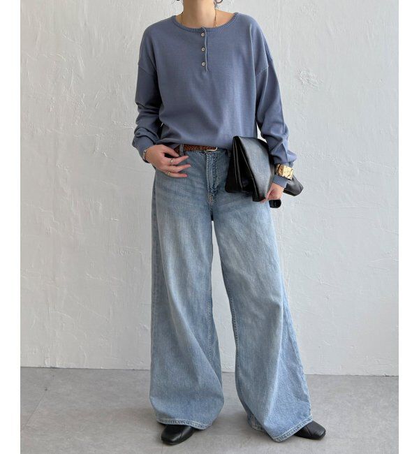 Lbc with Life「コットンタッチ2WAYヘンリーニット」|カーディガン|