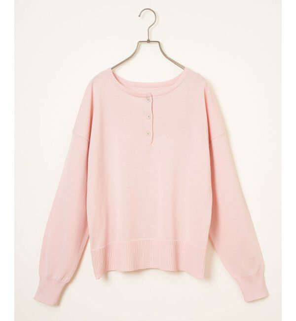 Lbc with Life「コットンタッチ2WAYヘンリーニット」|カーディガン|