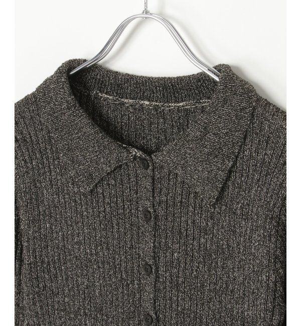 VENCE share style「ブークレミックスニットポロカーディガン」|カーディガン|