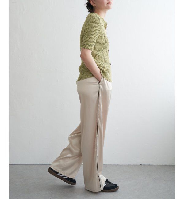 VENCE share style「ブークレミックスニットポロカーディガン」|カーディガン|