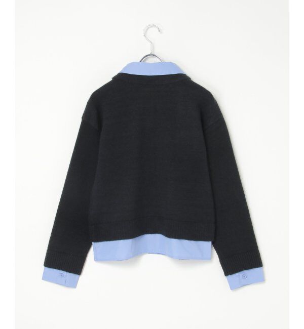 VENCE share style「アルパカタッチシャツドッキングカーディガン」|カーディガン|