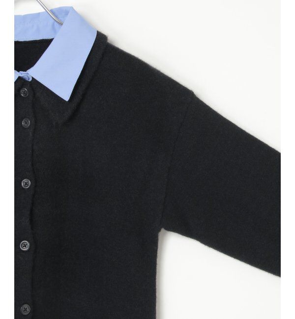 VENCE share style「アルパカタッチシャツドッキングカーディガン」|カーディガン|