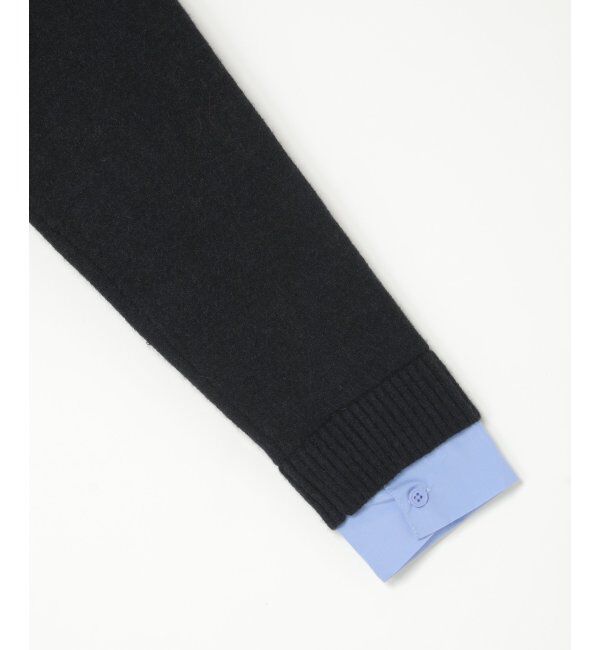 VENCE share style「アルパカタッチシャツドッキングカーディガン」|カーディガン|