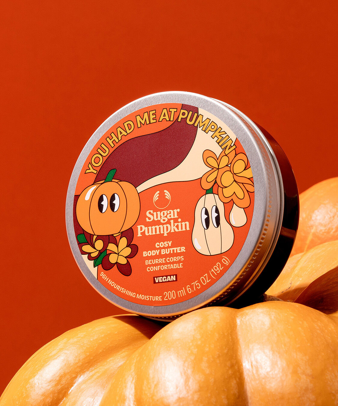 THE BODY SHOP「【数量限定】ボディバター シュガーパンプキン 200mL」|ボディ保湿|