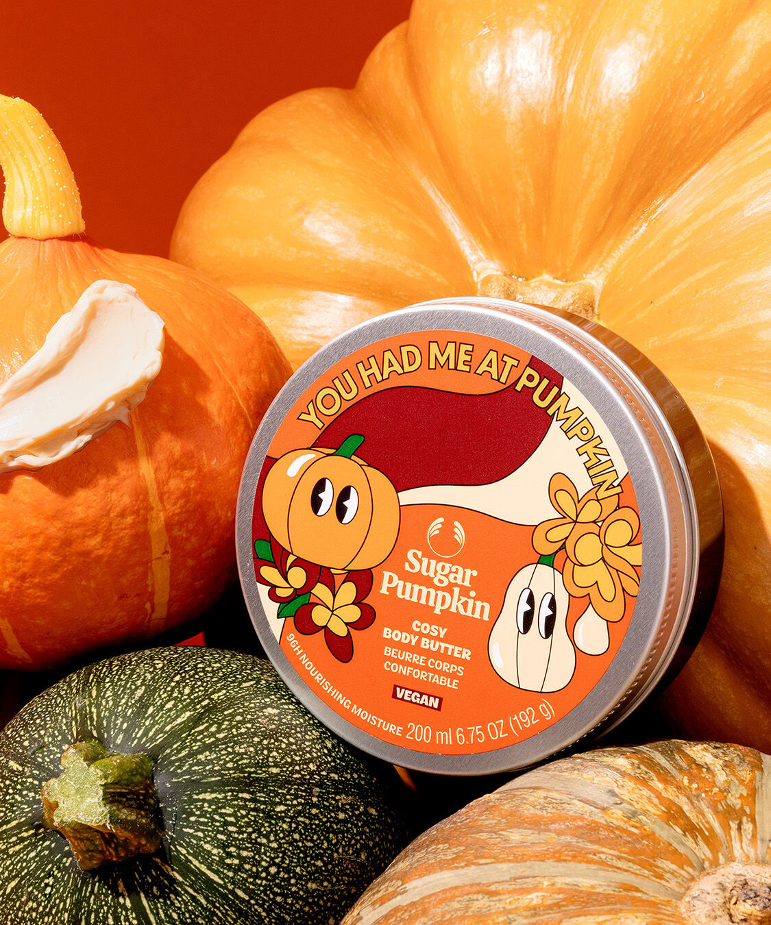 THE BODY SHOP「【数量限定】ボディバター シュガーパンプキン 200mL」|ボディ保湿|