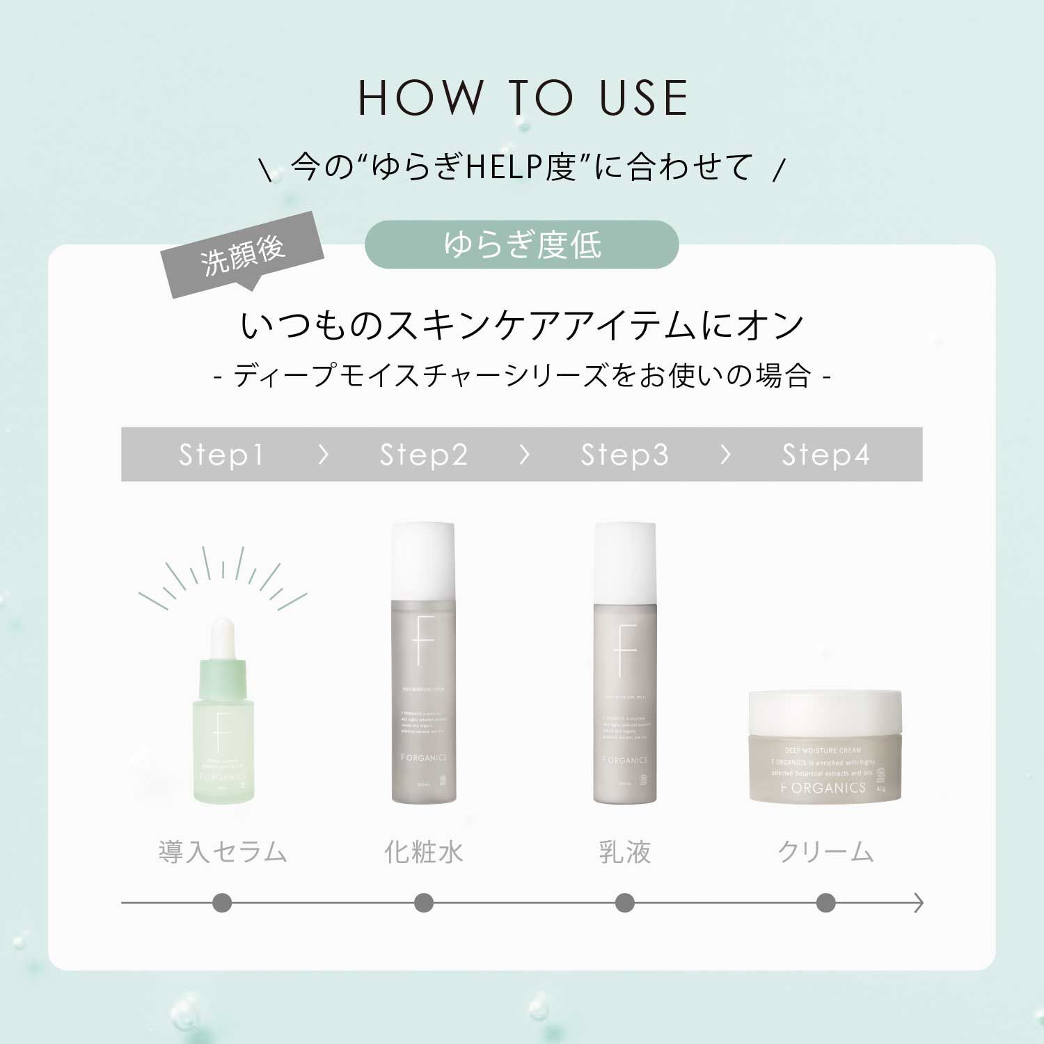 F ORGANICS「リペアカーミング　バリアスキンセラム 【F ORGANICS】」|美容液・オイル・クリーム|