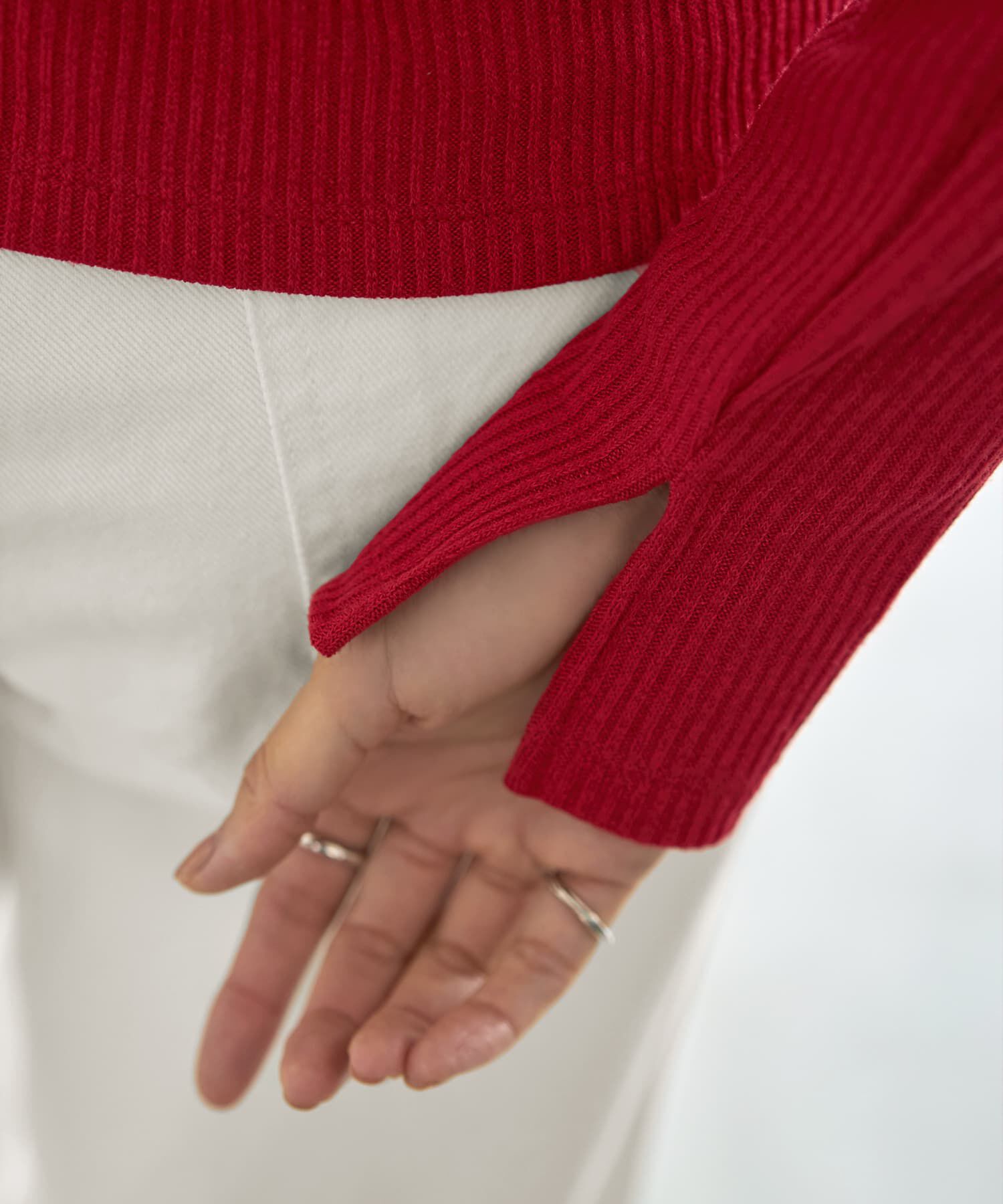 STYLE DELI「ボタンいっぱいリブカットソートップス」|Tシャツ・カットソー|