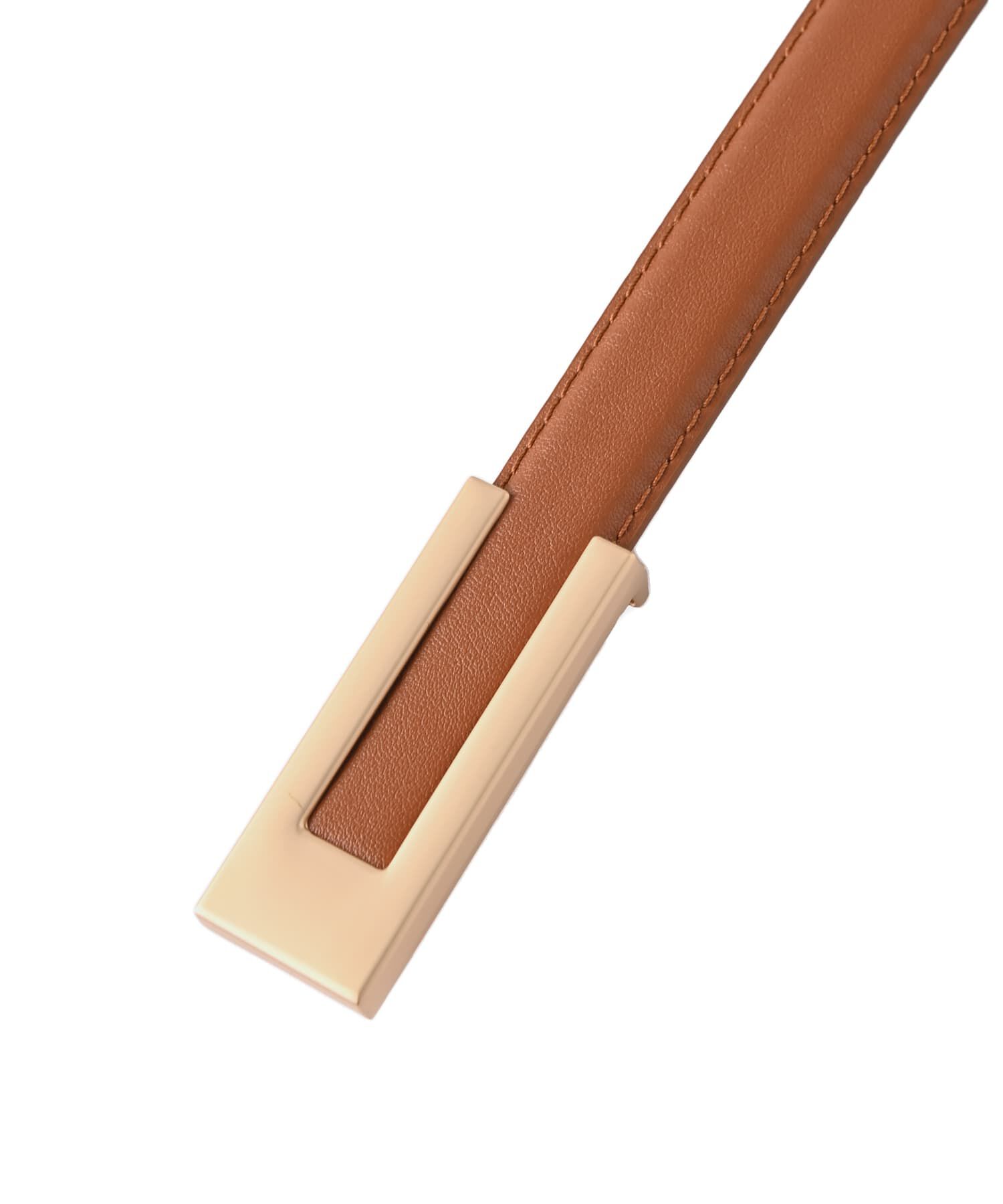 STYLE DELI「【DELI by】スクエアバックルリアルレザーベルト」|ベルト|