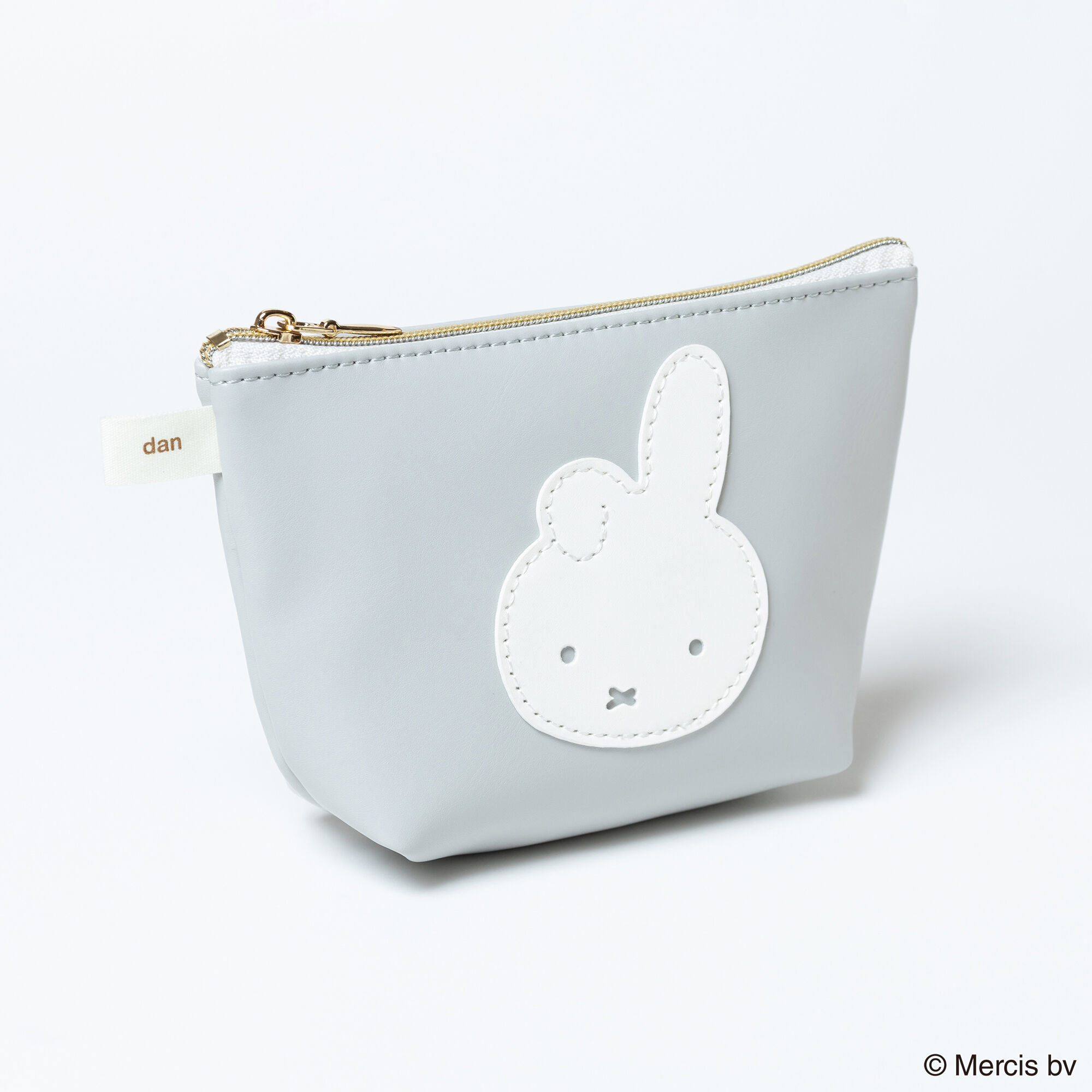  「BRUNA FACE APPLIQUEミニ台形ポーチ」|ポーチ|