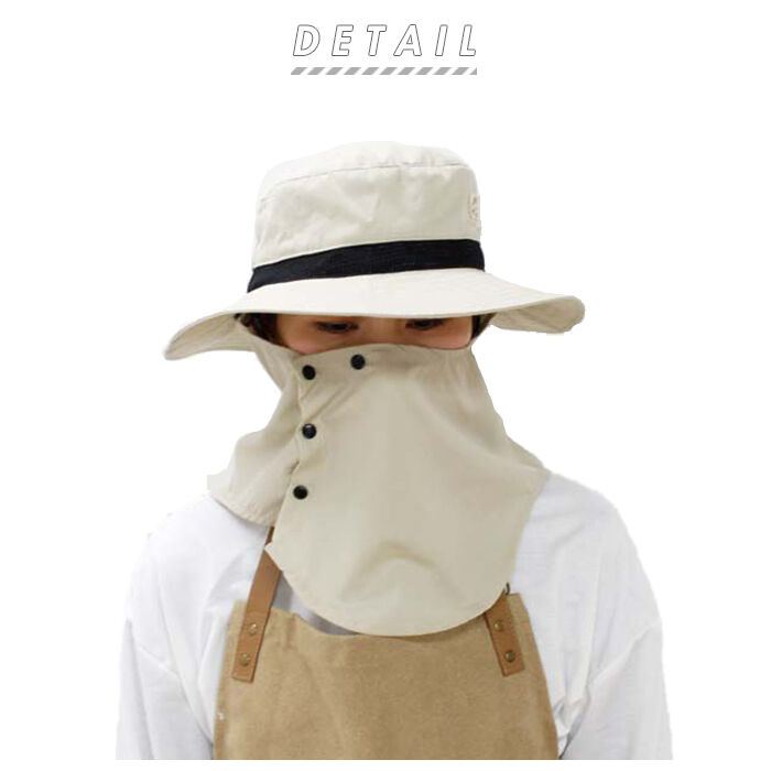 BACKYARD FAMILY「uv カット ガーデニング 帽子 通販 おしゃれ サファリハット レディース ネックガード」|ハット|