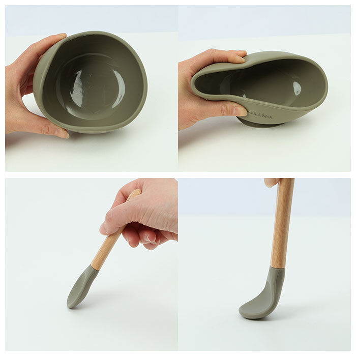 BACKYARD FAMILY「ひっくり返らない ベビー食器 通販 すくいやすい 吸盤 シリコン ボウル ブランド」|食器・キッチングッズ|