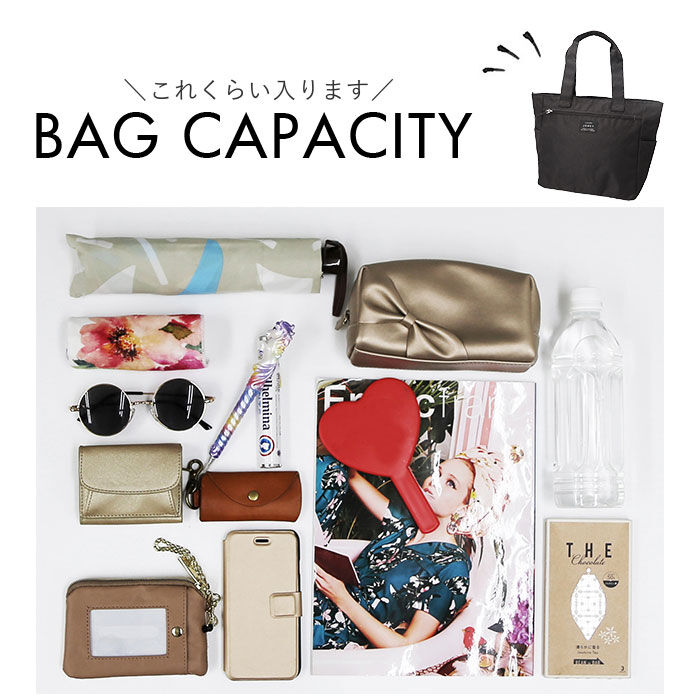 BACKYARD FAMILY「トートバッグ ファスナー付き 通販 マシュマロ 10ポケ トート ショルダーバッグ レディース」|ショルダー・メッセンジャー|