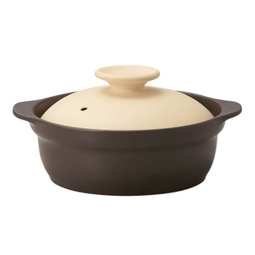 BACKYARD FAMILY「土鍋 8号 通販 鍋 お鍋 2～3人用 Karl カール ih対応 なべ ご飯 ごはん 超軽量」|食器・キッチングッズ|ベージュ1