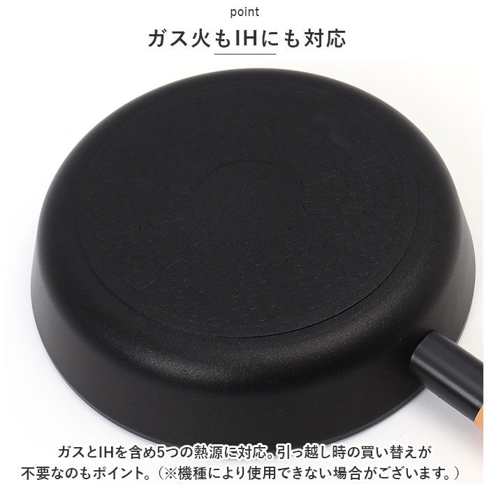 BACKYARD FAMILY「ククナキッチン フライパン 24cm 通販 チタン＆ダイヤモンド コーティング 6150-014」|食器・キッチングッズ|