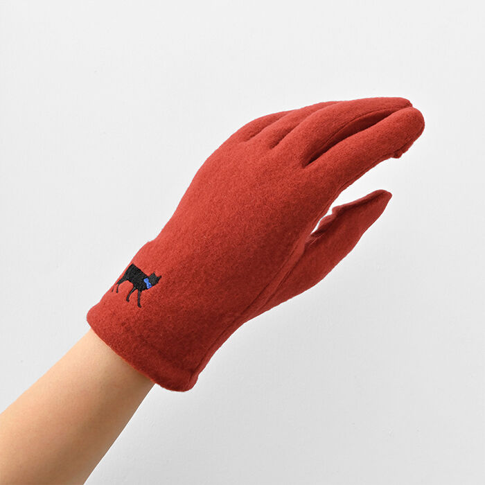 BACKYARD FAMILY「クロダ 手袋 レディース 通販 グローブ 手ぶくろ 暖かい かわいい ねこ スマートフォン対応」|手袋|