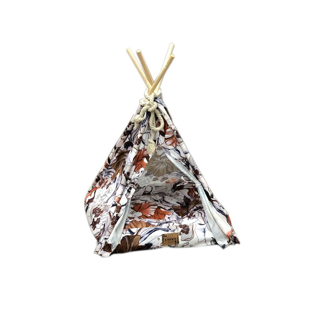 BACKYARD FAMILY「犬 猫 ハウス おしゃれ 室内 楽天 キャットハウス ドッグハウス ティピーテント ペットハウス」|その他|オレンジ1