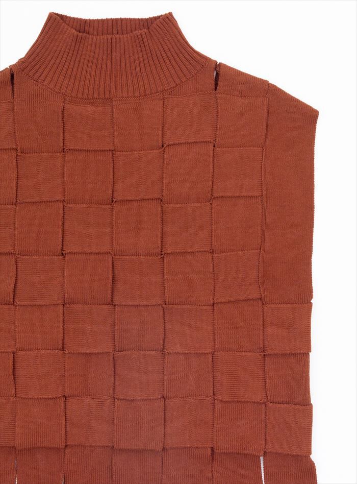 BACKYARD FAMILY「MIND マインド バスケット編み ベスト 通販 ニット レイヤード ニットベスト 重ね着」|その他|