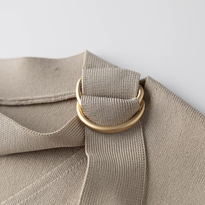 BACKYARD FAMILY「MIND マインド ニットベスト 通販 ニット ベスト ノースリーブニット ネック ベルト」|その他|