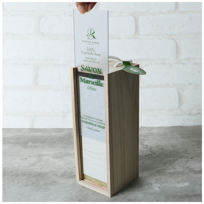 BACKYARD FAMILY「マルセイユ石鹸 木箱ギフト 通販 石けん せっけん marius fabre サボン ド」|フェイスマスク・パック|