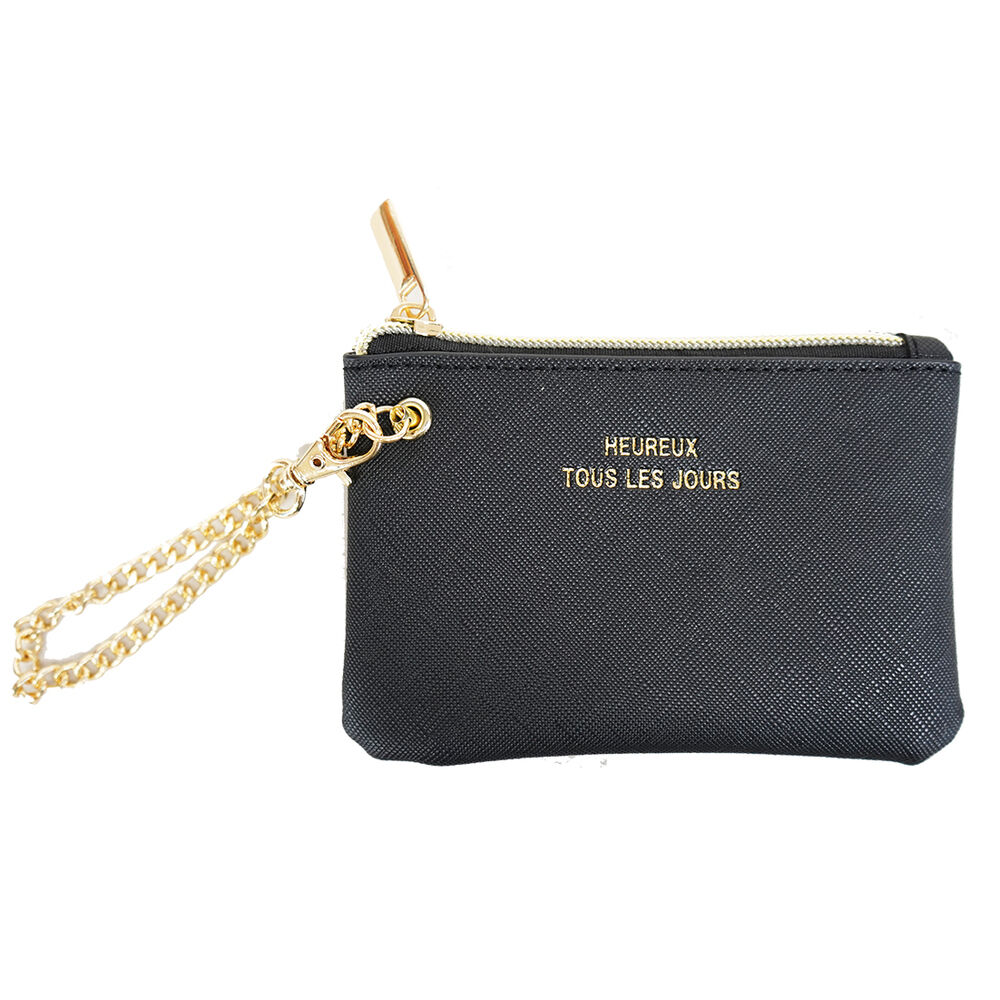 BACKYARD FAMILY「パスケース レディース リール付き 通販 定期入れ リール付きパスケース パスポーチ 小銭入れ」|定期入れ|ブラック1