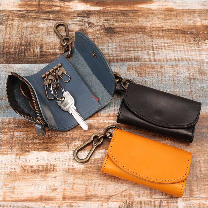 BACKYARD FAMILY「キーケース 革 通販 小銭入れ 栃木 レザーキーケース コインケース キーホルダー カードケース」|チャーム・キーホルダー|