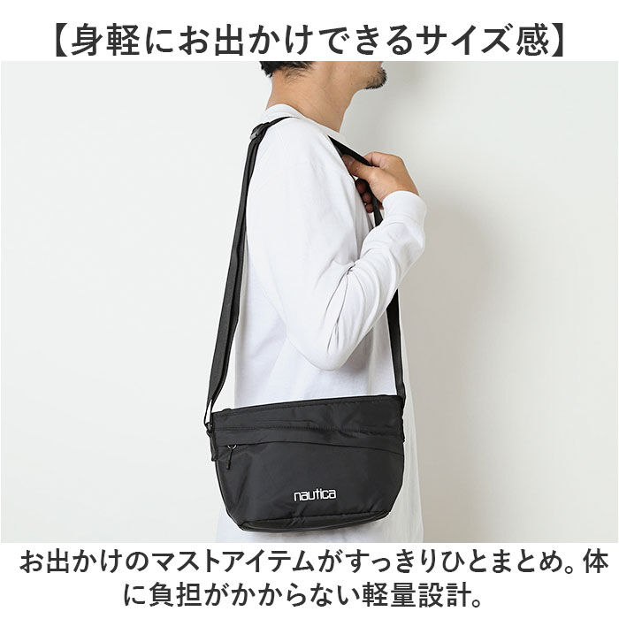 BACKYARD FAMILY「NAUTICA ノーティカ ショートバッグ 370-7013 通販 ミニショルダーバッグ」|ショルダー・メッセンジャー|