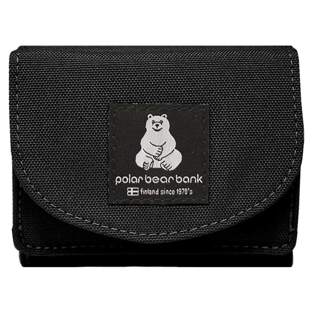 BACKYARD FAMILY「ポーラーベアバンク PolarBearBank 財布 通販 レディース ミニ財布 三つ折り」|財布|ブラック1