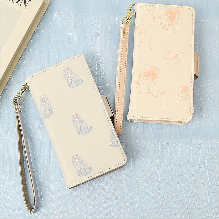 BACKYARD FAMILY「スマホケース手帳型 全機種対応 かわいい 通販 FLOWERING ケース フラワーリング 手帳型」|モバイルケース|