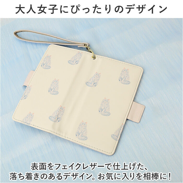 BACKYARD FAMILY「スマホケース手帳型 全機種対応 かわいい 通販 FLOWERING ケース フラワーリング 手帳型」|モバイルケース|