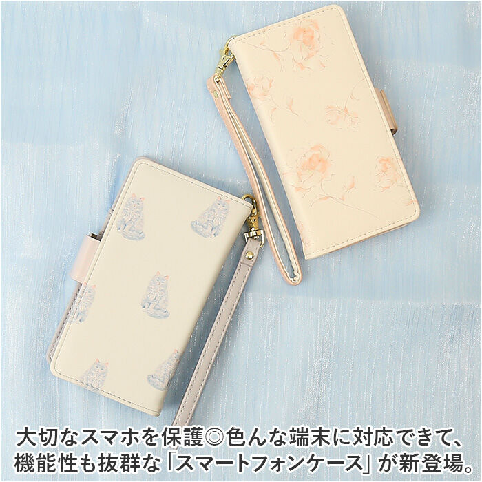 BACKYARD FAMILY「スマホケース手帳型 全機種対応 かわいい 通販 FLOWERING ケース フラワーリング 手帳型」|モバイルケース|