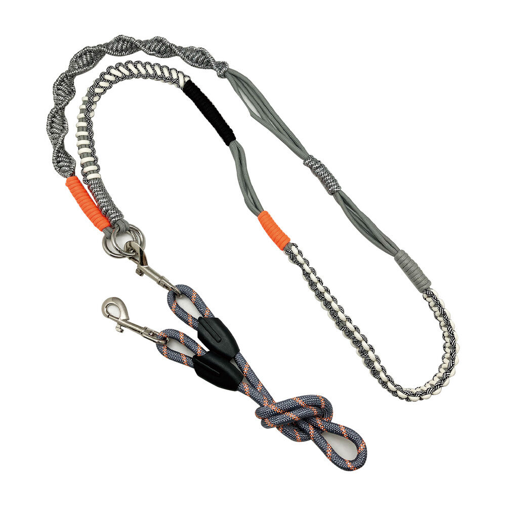 BACKYARD FAMILY「犬 ショルダーリード 通販 肩掛けリード 斜め掛けリード 編み込みパラコード パラコード リード」|その他|オレンジ1