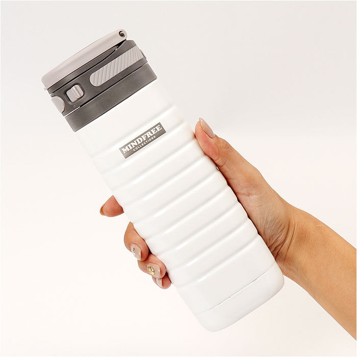 BACKYARD FAMILY「Kakusee カクセー ボトル 水筒 380ml 通販 オブロングボトル 折りたたみ 折り畳み」|食器・キッチングッズ|