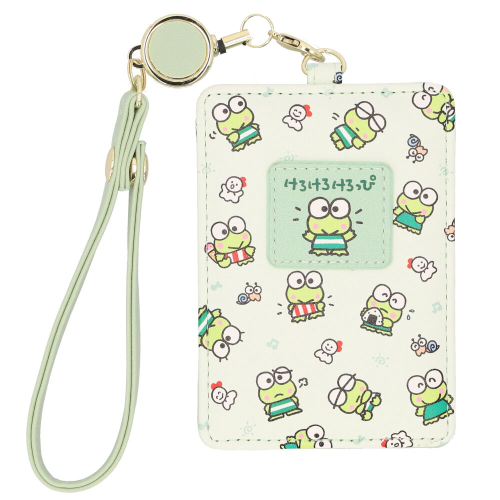 BACKYARD FAMILY「パスケース リール キャラクター 通販 リール付きパスケース 定期入れ 収納 かわいい 可愛い」|定期入れ|グリーン1