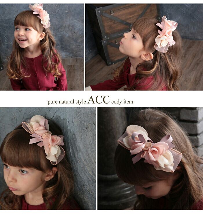 BACKYARD FAMILY「Rora カチューシャ 通販 花 リボン 10002949 髪飾り ヘッドドレス 子供 女の子」|その他|